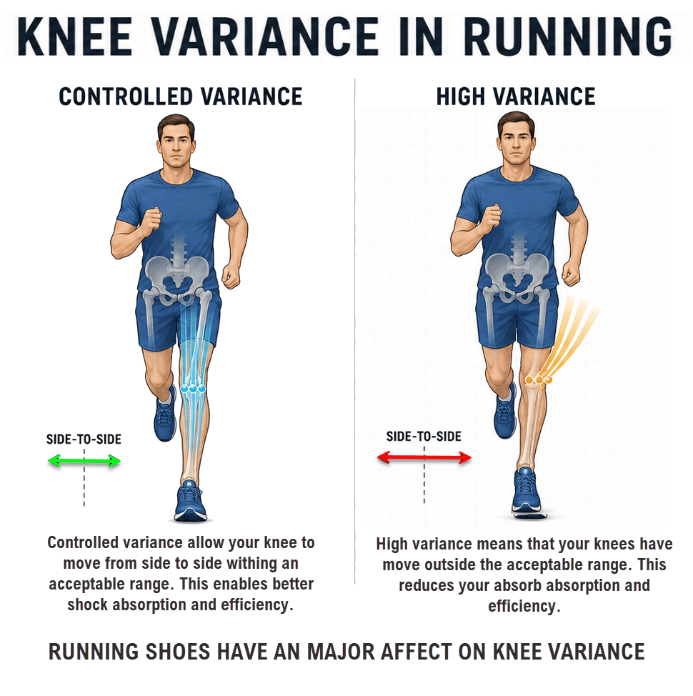 Knee Variance in Running